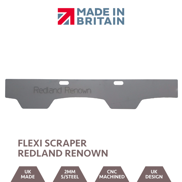 Flexi Scraper Redland Renown Full Width Blade